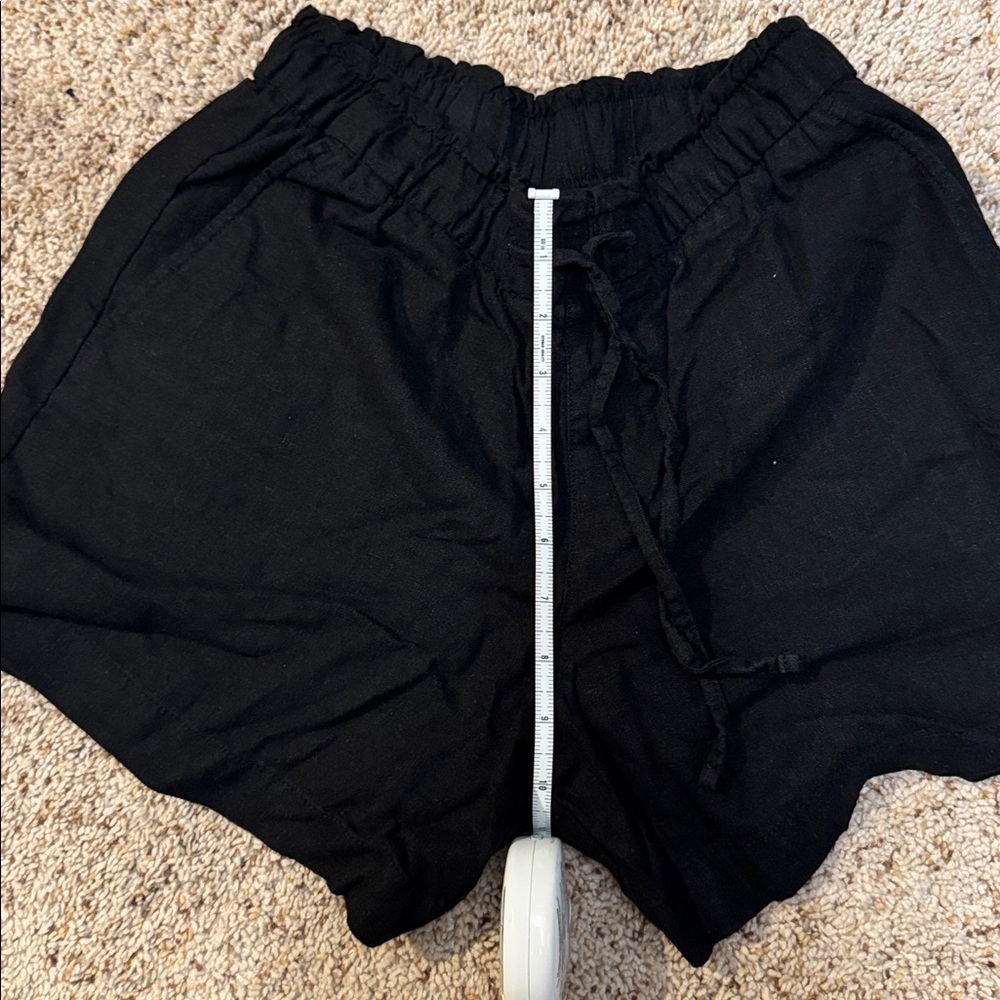 ✨2 for $35 ALL SHORTS!✨ NWOT GAP 4" Mid Rise Pull-On Linen-Blend Shorts XS - Picture 8 of 8